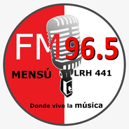96.5 FM MENSÚ-Logo
