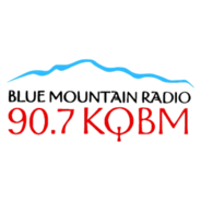 KQBM 90.7 Blue Mountain Radio-Logo