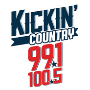 Kickin' Country 99.1 100.5-Logo