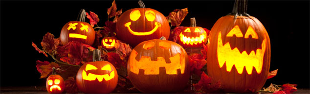 Gruselige Radiosender zur großen Nacht der Geister und Kürbisse.