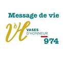 Message de vie vase d'honneur 974-Logo
