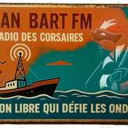 Jean Bart FM, la radio des Corsaires tous philantropes et bout à la lame-Logo