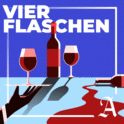 Vier Flaschen – Wein entdecken und genießen-Logo