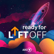 Ready for Liftoff! Der Raumfahrt-Podcast-Logo