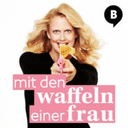 Mit den Waffeln einer Frau-Logo
